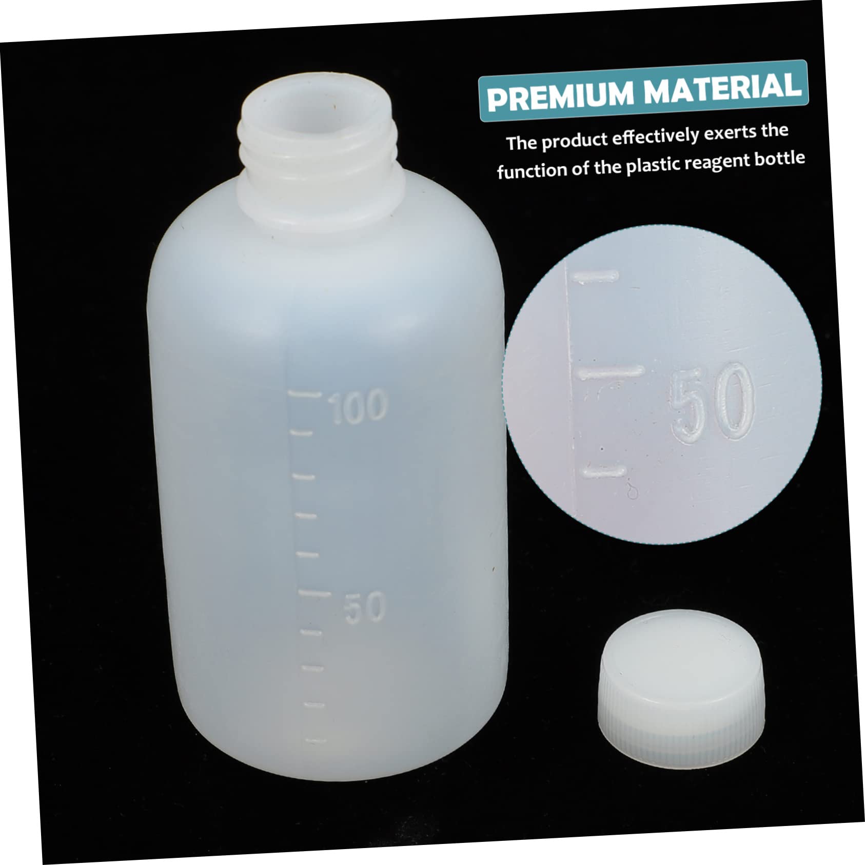 CHILDWEET Chemical Bottles for Pe Material 100ml Liquid Storage Bottles Simple Practical Design