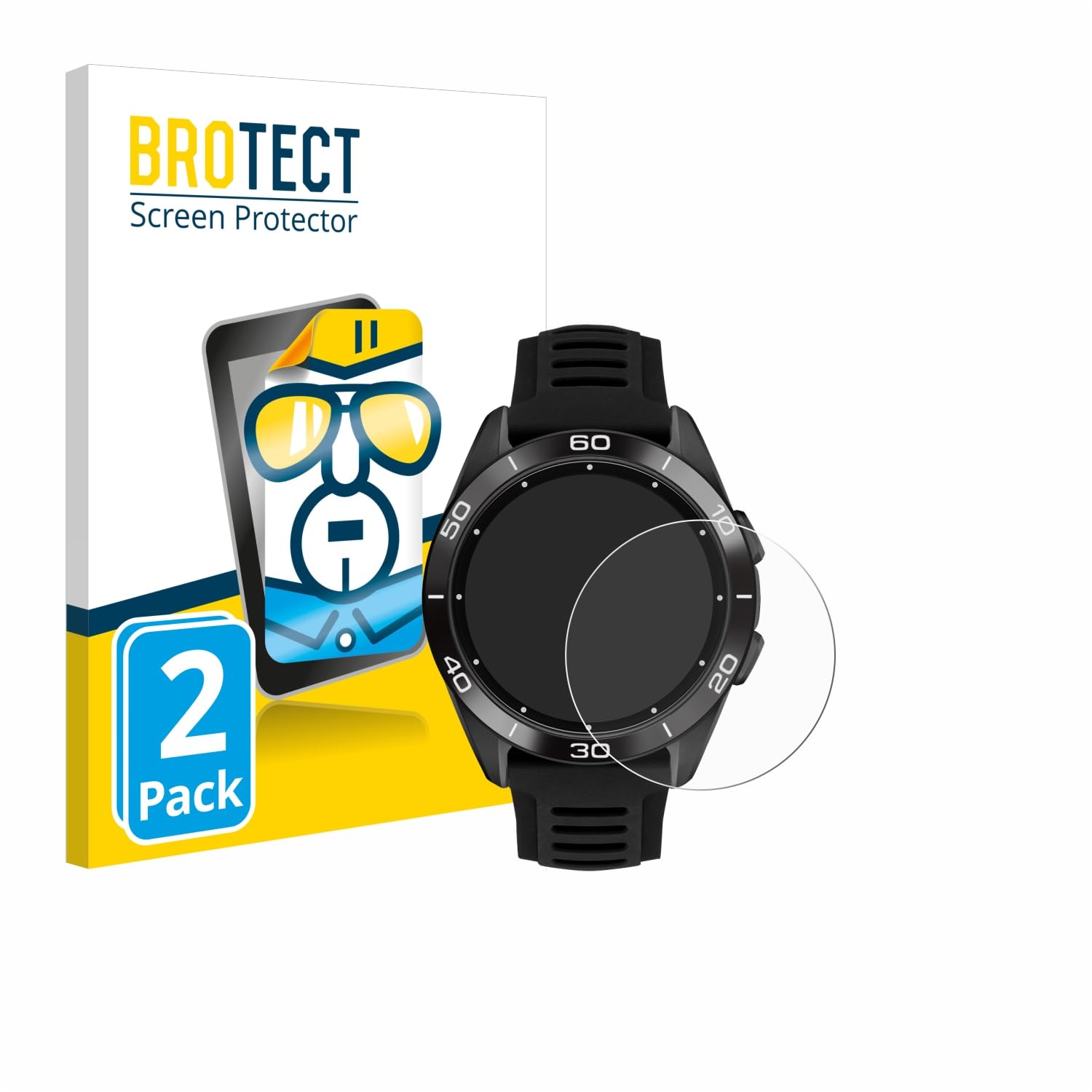 Pellicola Vetro Opaca Brotect Per Interphone RideSync (3 Pezzi) – Anti-riflesso, Durezza 9H, Facile Da Applicare