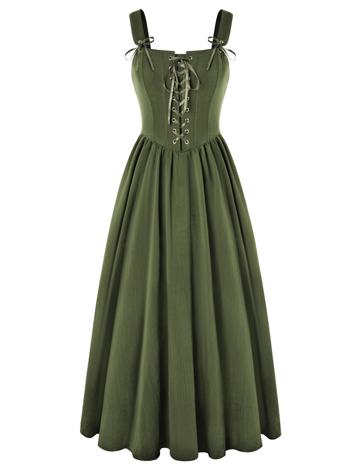 Scarlet Darkness Lace Up Long Dress