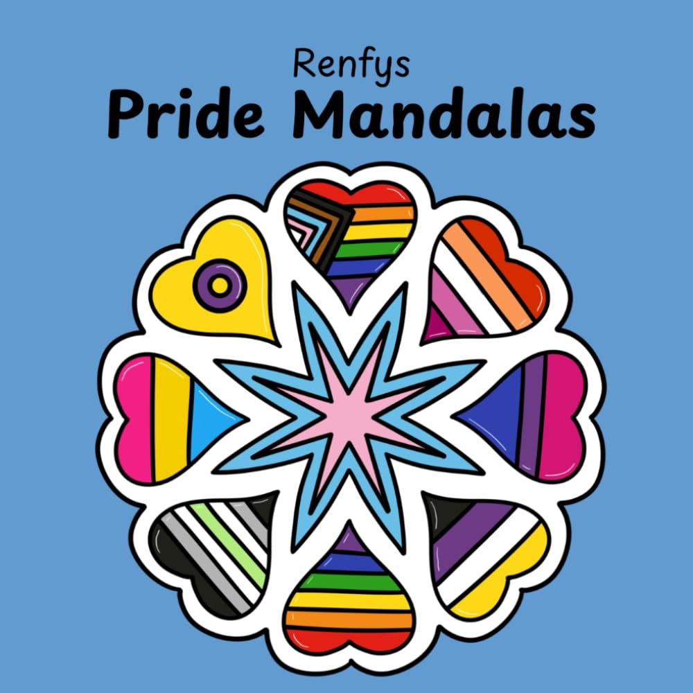 Pride Mandalas: 30 hand-drawn pride themed mandalas (Pride Colouring Books)