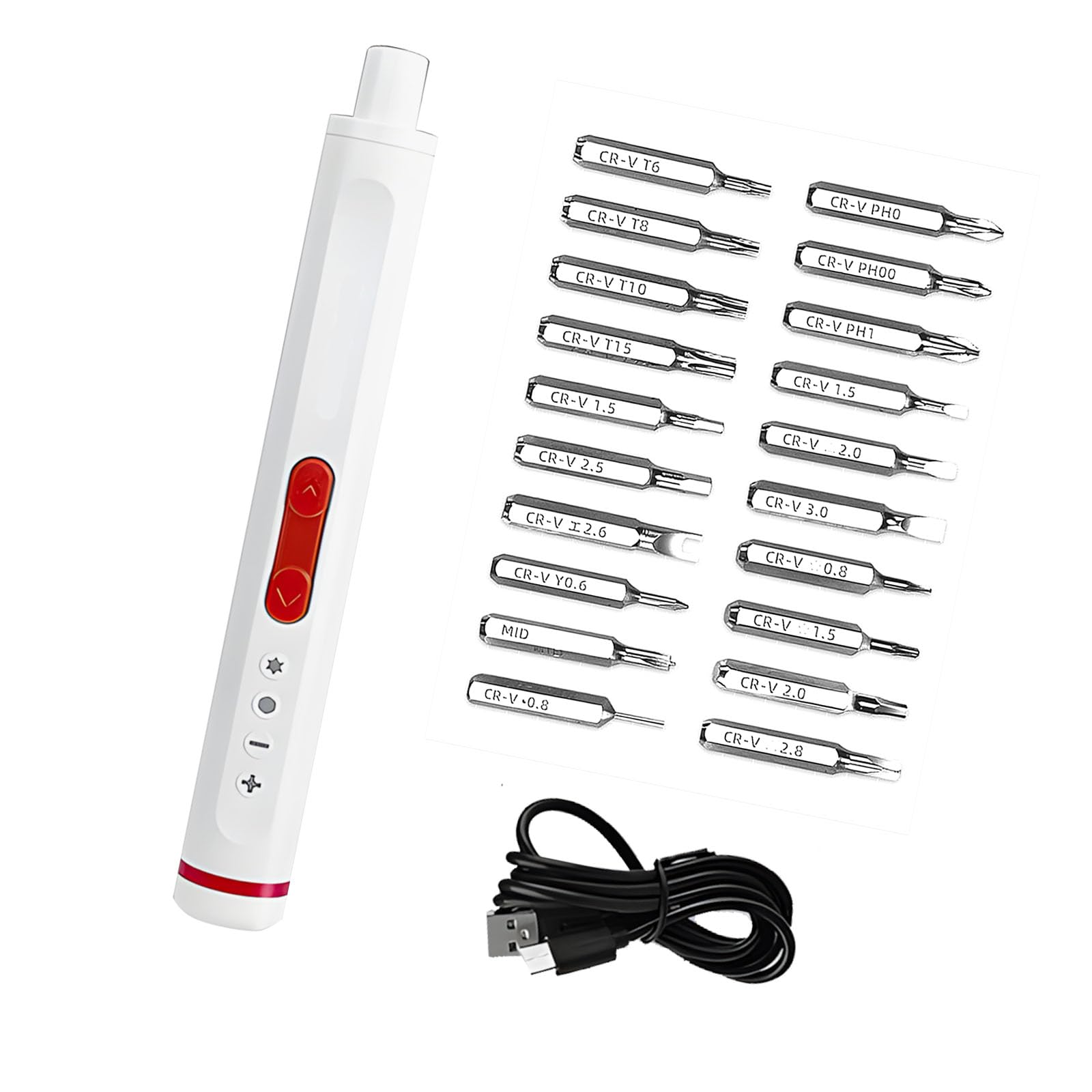 of 1 Permanent Steel Electric Driver Set Includes Multiple Divisions Rechargeable Battery and Ergonomic Grip Ideal for Tight Spaces Driver Set