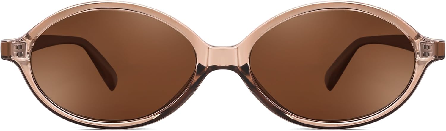 FEISEDY Retro Oval Sunglasses for Women 90s Narrow Round Lightweight Shades Y2k Trendy Sunnies B1171 - Image 8