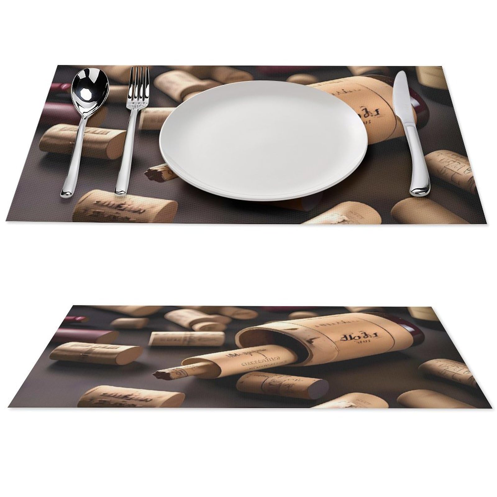 Set de table en PVC lavable antidérapant et résistant à la chaleur pour cuisine