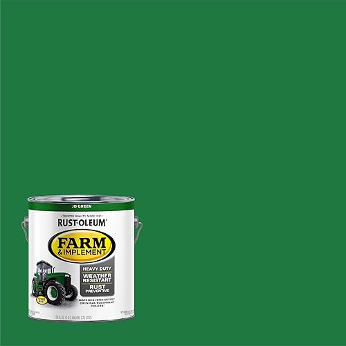 Vista 95 de Rust-Oleum Farm & Implement 280165-2PK - Pintura esmaltada, galón, negro brillante, paquete de 2