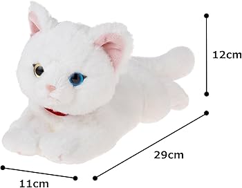 Amazon.co.jp: サンレモン ひざねこ オッドアイ WH SS 11×29