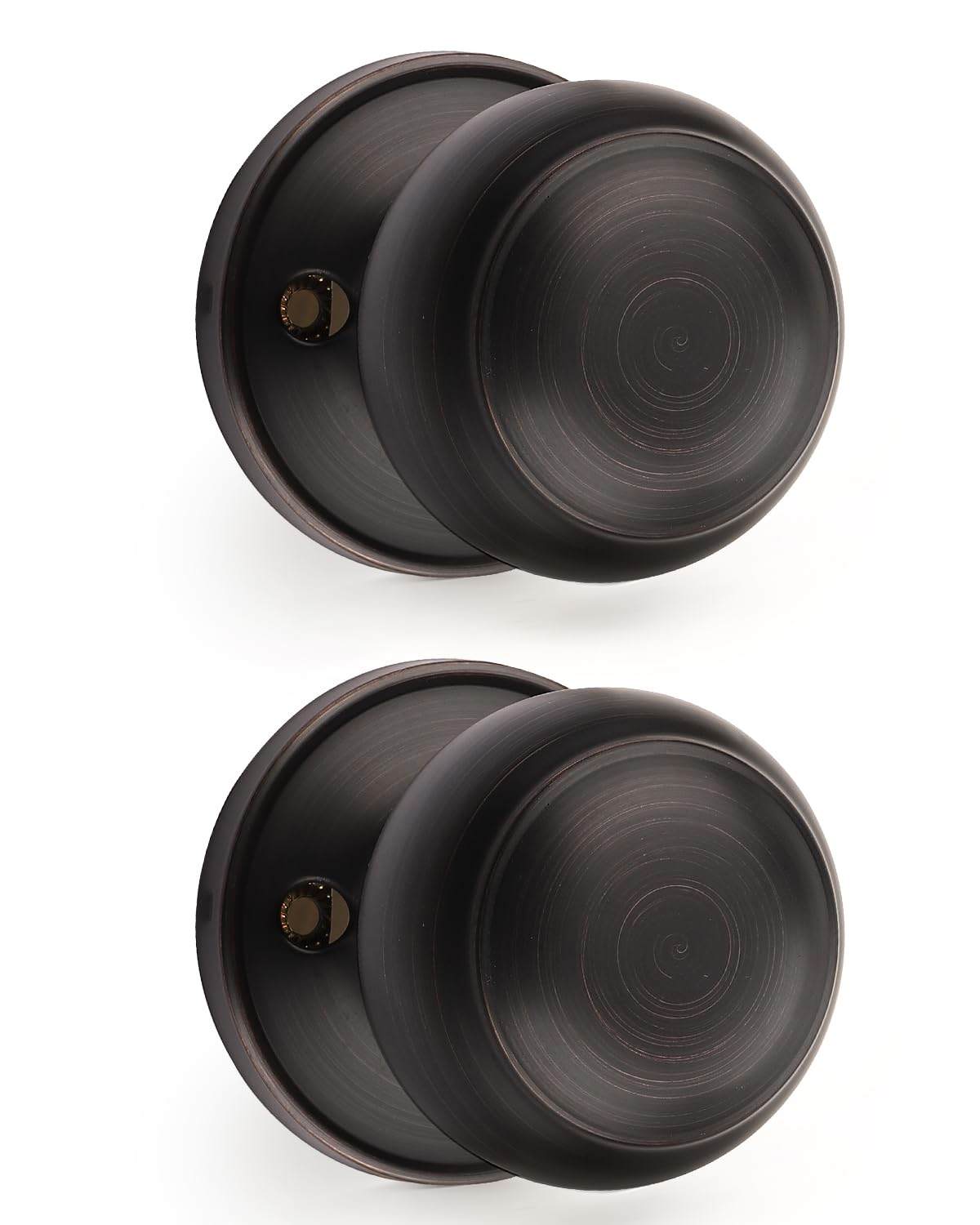 Matte Black Door Knobs - Keyless Privacy Locks -20
