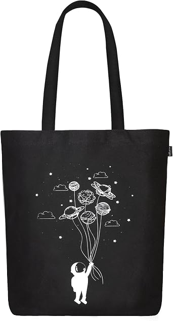 EcoRight 100% Organic Canvas Tote Bag with Zip, Eco-friendly Small Tote Bags for Women for Christmas, Travel, Beach & Shopping