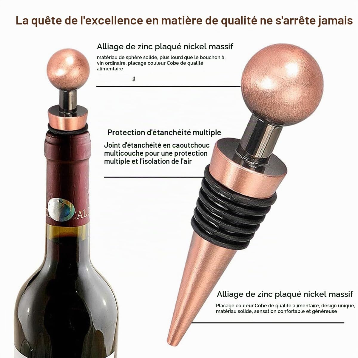 Ensemble ouvre Bouteille de vin dans Une boîte Cadeau en Bois,ouvre Bouteille vin de Luxe,Ensembles d'accessoires pour vin,Set de Sommelier avec Tire-Bouchon (Antike kiste1)