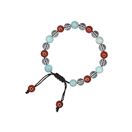 Amazing Gemstone Creativity Manifestation Bracelet - Clear Quartz Amazonite Carnelian Set for Men Women Healing Calming Anxiety Stress Relief Gifts Pulseras Para Hombres Mujer Stocking Stuffers
