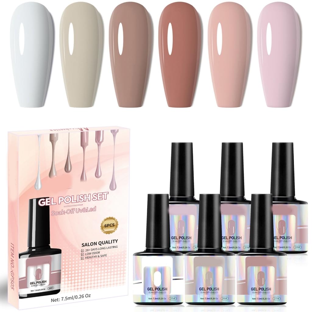 Amazon.com: JSGHGDF Versatile 6 Nail Gel Shades Eye Catching