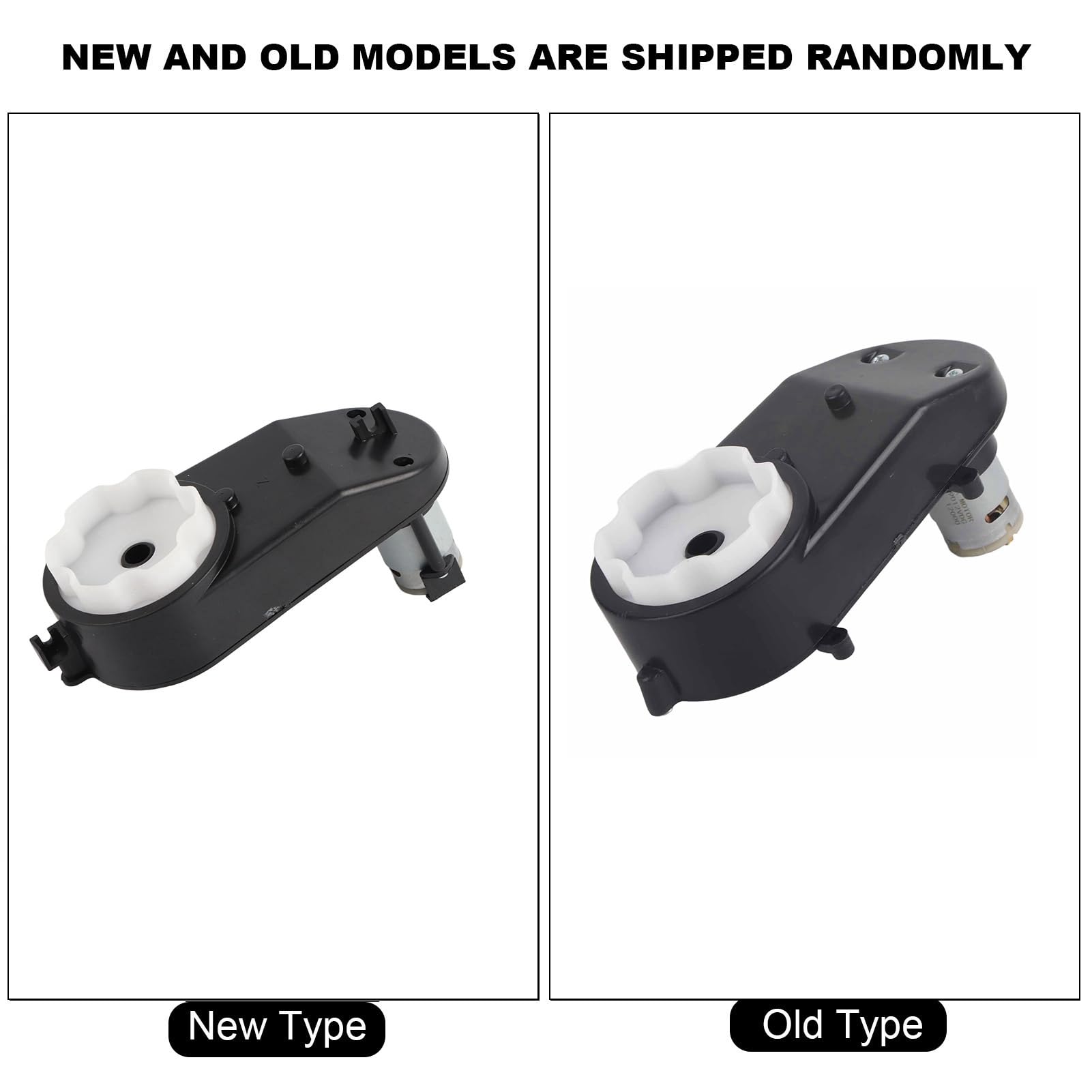 Electric Motor Gearbox RS390 Electric Motor Gearbox Children Car Gear Box Metal for Kids Car Toy Replacement Parts (12V12000 rpm) - Image 2