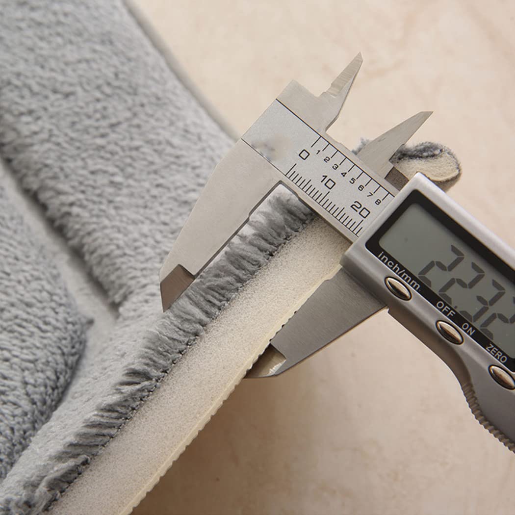 ZLZNX Tappetini da Bagno Tappetino Bagno per Casa Tappeto Bagno Pile Corallo Assorbimento d'Acqua Tappeto Antiscivolo Assorbente in Memory Foam Tappetino Toilette,4,45 * 70CM