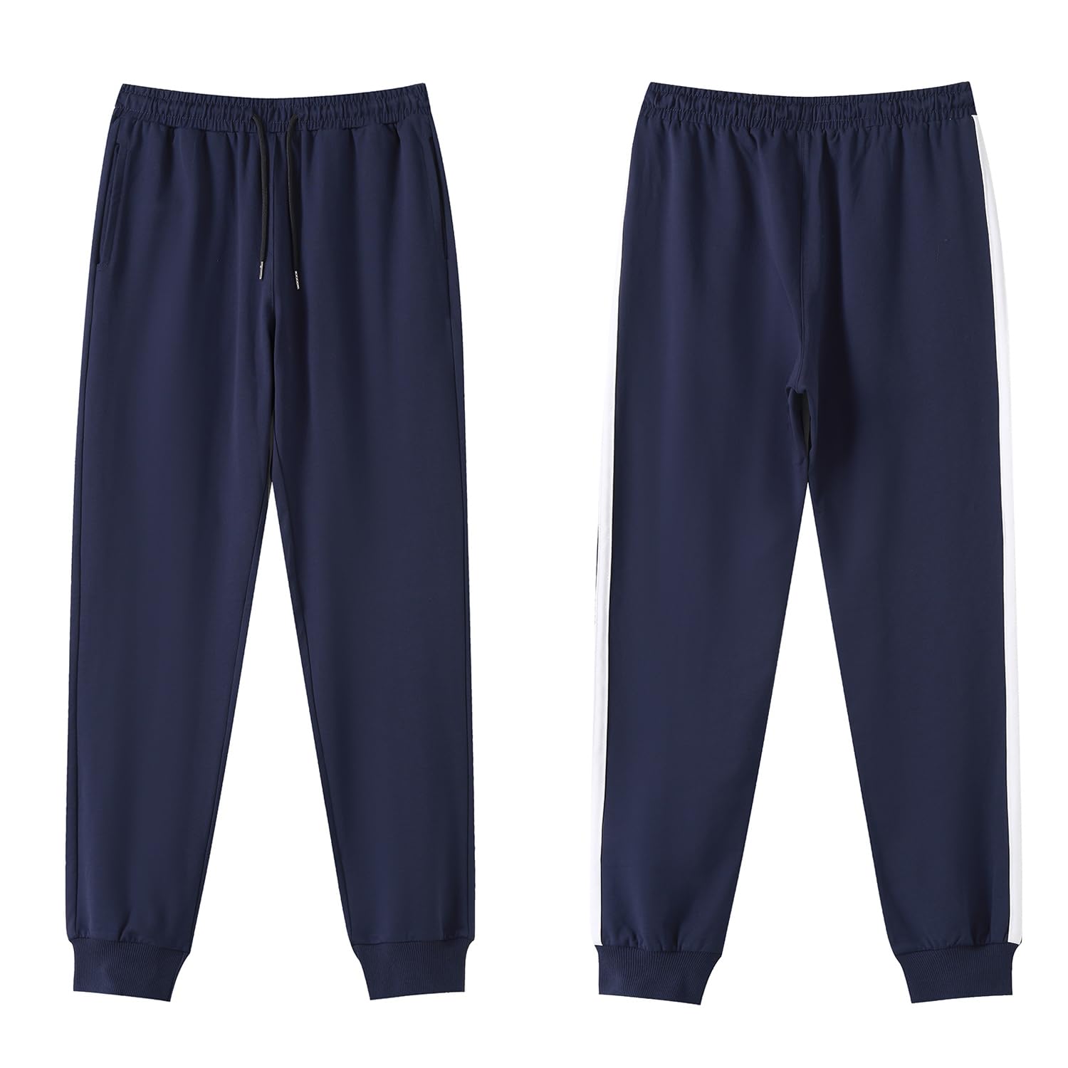 Spodnie do Joggingu Damskie Bawełniane Spodnie Treningowe z Paskami Spodnie Sportowe Spodnie do jogi dla Spodnie do biegania z Kieszeniami Spodnie Treningowe Spodnie Rekreacyjne