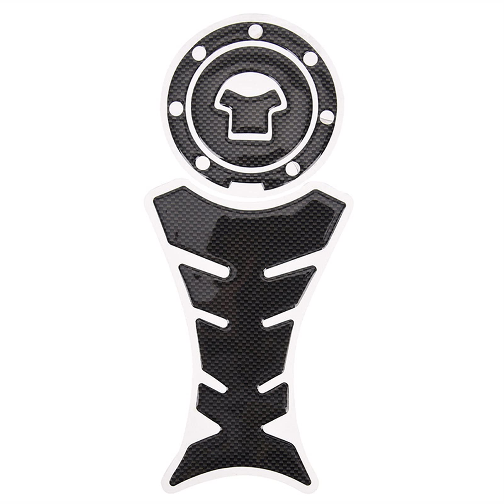Black Motorcycle Gas Fuel Tank Pad Stickers Decal For Honda CB1000R