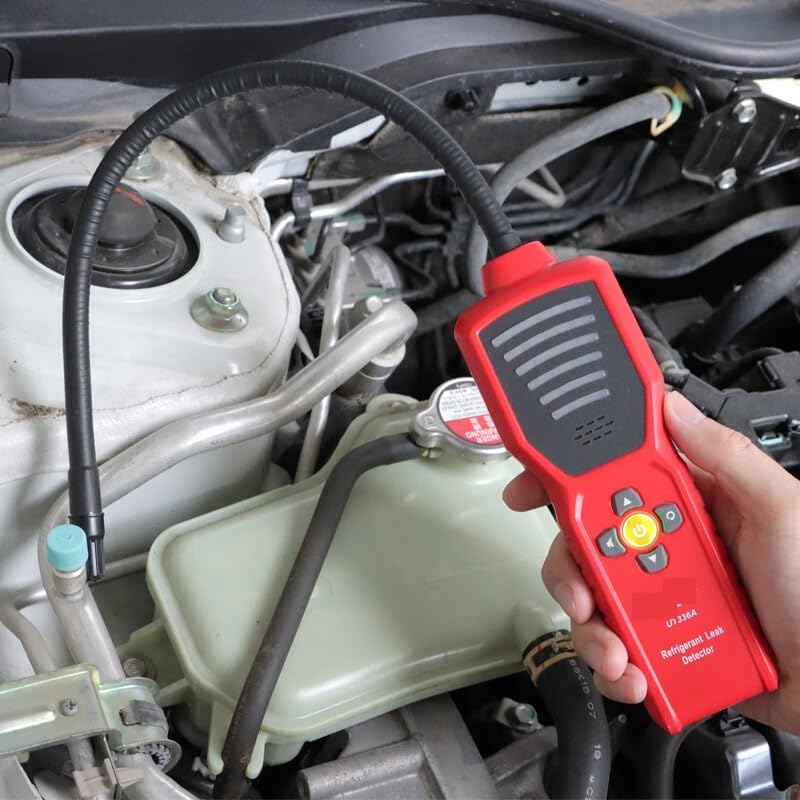 TUT336A /B Kältemittel-Lecksucher FCKW HFKW HFKW-Lecktester for die Wartung von Klimaanlagen und Autokühlschränken Für Arbeit und Zuhause(UT336B)