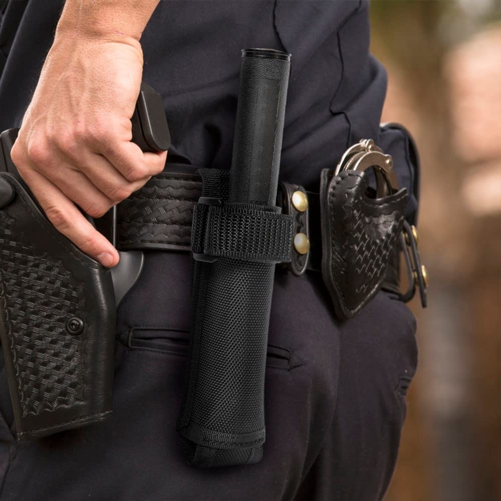 DONGKER Baton Holster,16-21" Fondina per Bastone Espandibile da Cintura Polizia Porta per Manganello All'aperto