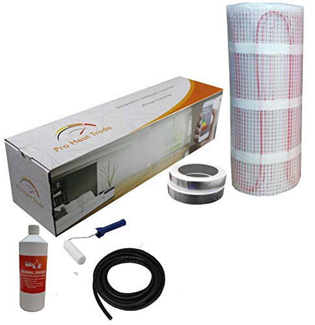 Nassboards No Thermostat Electric Underfloor Yellow Box Heating Kit 150W - 1.5M2