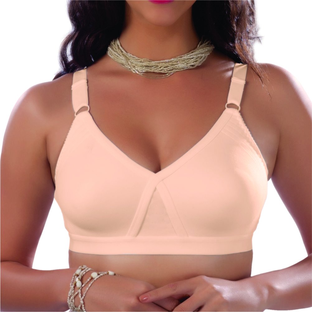 Maiden Beauty Women's Spandex Non Padded Wire Free Full Coverage Bra