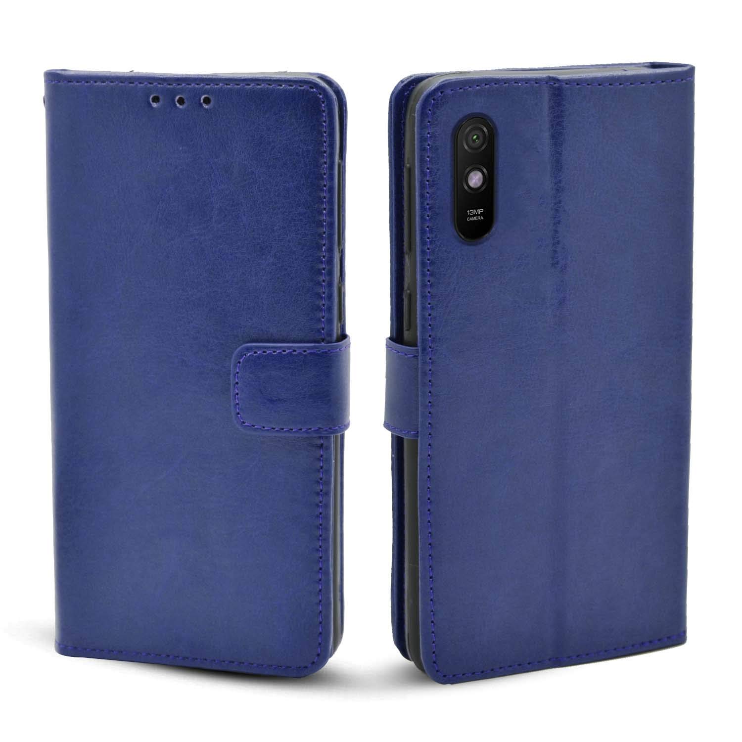 Pikkme Redmi 9A / 9i Leather Flip Cover Wallet Case for Redmi 9A / 9i (Blue) (B08JX2Q44T) Amazon Price History, Amazon Price Tracker