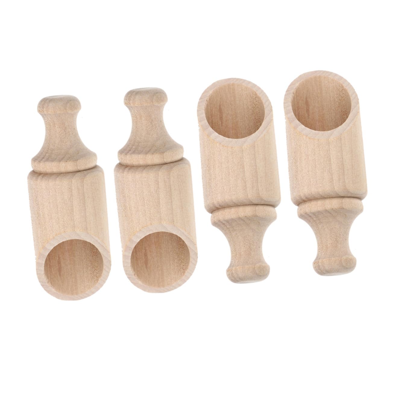 Cabilock Small Tea Spoons Set Wooden Salt Spices Spoons for Tea Milk Powder Bath Salt