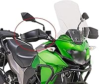 Vista 6 de Paramanos de motocicleta para Kawasaki para Versys X-300 para Versys X300 Paramanos a prueba de viento Paramanos 2022 2021 2020 2019 2018 2017