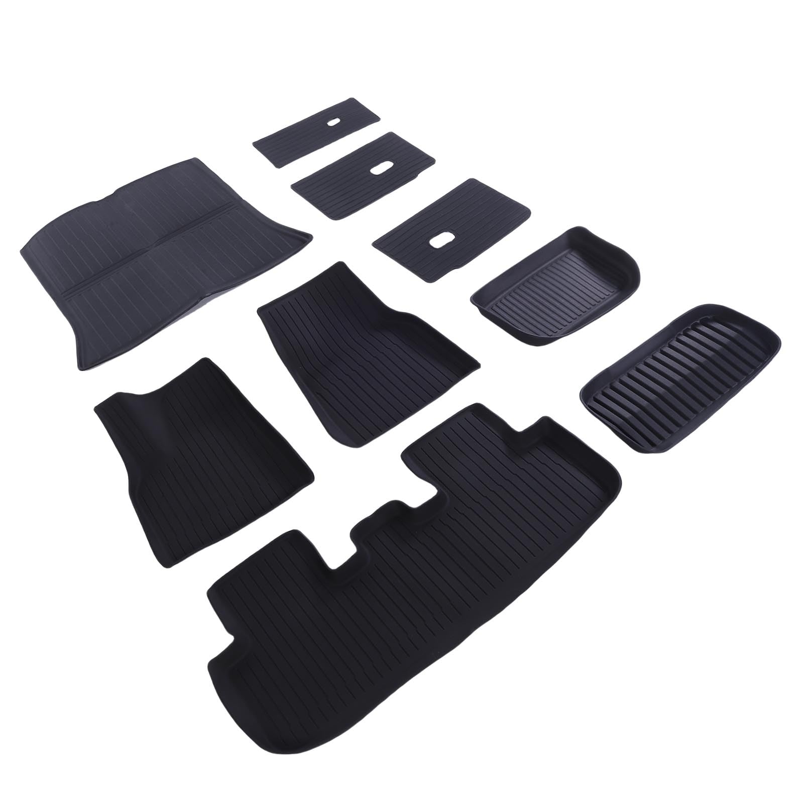 Juego de Alfombrillas Duraderas para el Piso del Coche, TPE para Todo Tipo de Clima, a Prueba de Arañazos para Juniper 2025 2026, Kit Completo de Alfombrillas Delanteras y Traseras para