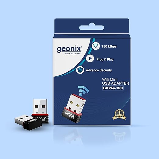 GEONIX USB Wi-Fi Adapter | Speed Upto150Mbps
