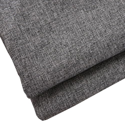 Opiniones de Tela Gris Oxford los mejores 5. 41 Tela De Lino Por Metros,Ancho(150CM),Telas Por Metro, Telas Para Patchwork DIY, Linen Fabric Para Cortinas,Manualidades,Sofas Tapizar Cojines Fundas Manteles(Gris oscuro)