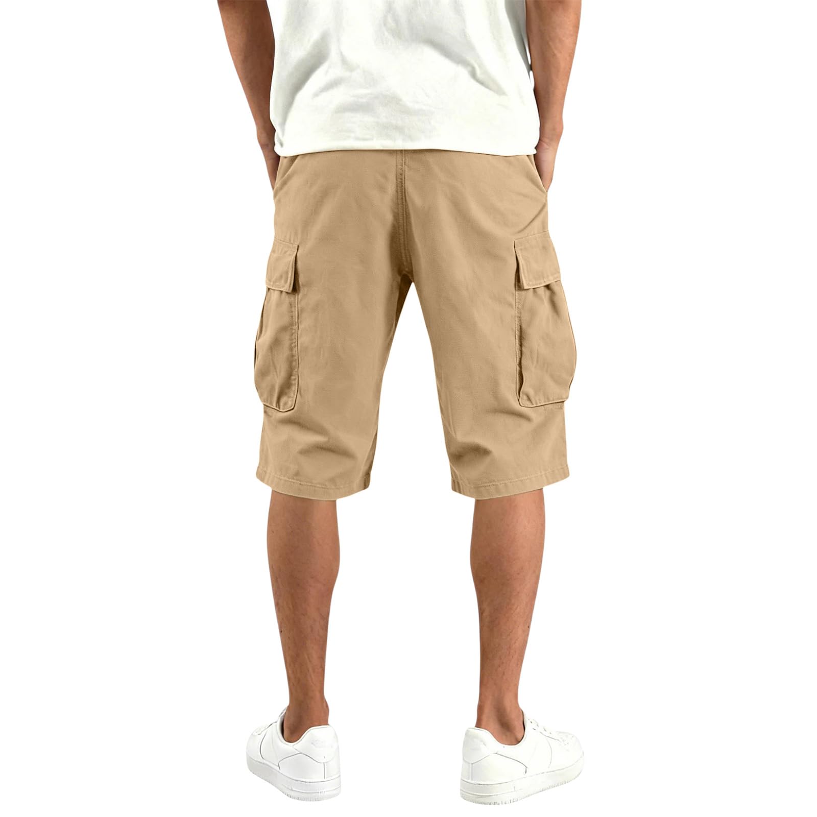 MOKBAY Men's Cargo Shorts Sport Elastic Military Trousers Summer Lightweight Short Shorts Pocket Hiking Work Bermuda Bermuda Shorts - 5