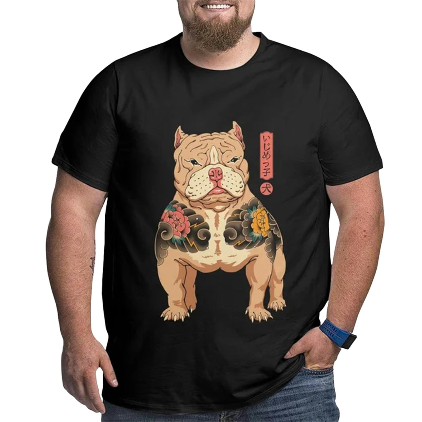 Camisetas Manga Corta Hombre Camisa De Anime De Camiseta De Hombres Ropa De Gran Tamaño De O-Cuello Divertidos Camisetas para Hombres Tops Tees 6XL