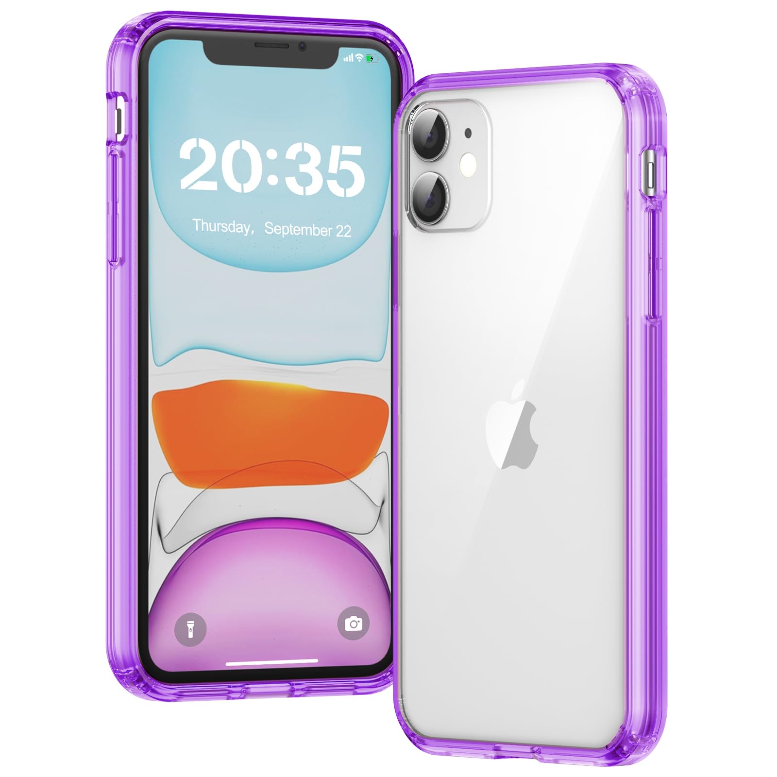 Clear Case for iPhone 15, Ultra Thin, Shockproof TPU Cover, Anti-Yellowing, Crystal Clear, Phone Case for Apple iPhone 15 - Clear — view 440