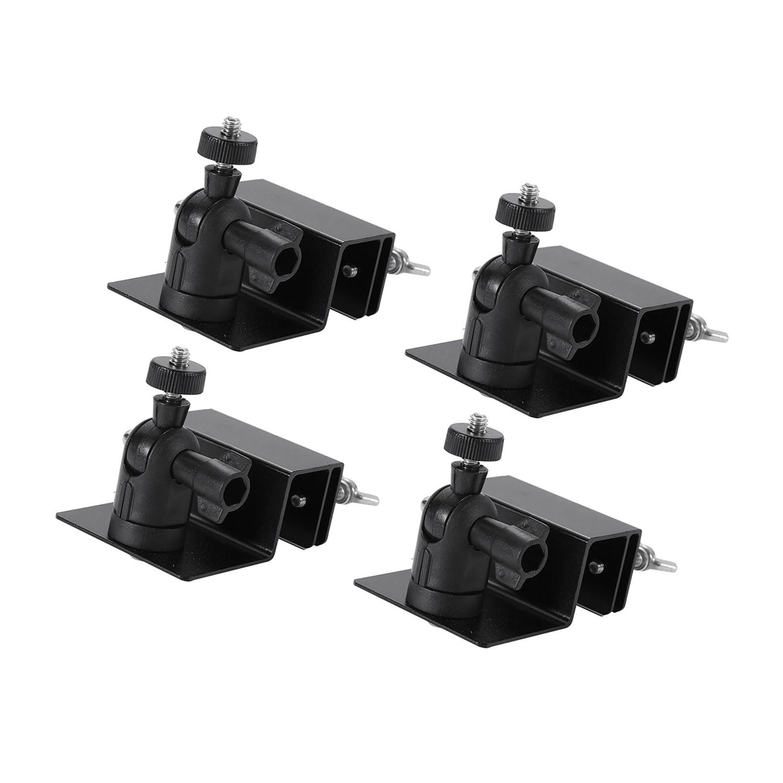 2 / 4pcs Practical Gutter Mounts for Solars Panel Sturdy Aluminum and Materials Construction Setups Gutter Mount Brackets