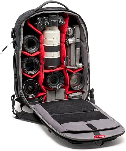 Miniatura 4 de Manfrotto PRO Light Backloader M, mochila profesional para cámaras, acceso superior y trasero, soporte de trípode doble, mochila acolchada con