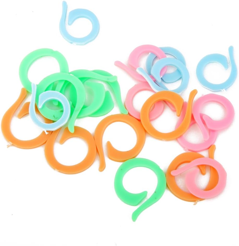 Pack of 20 2 Sizes Split Stitch Ring Crochet Knitting Markers