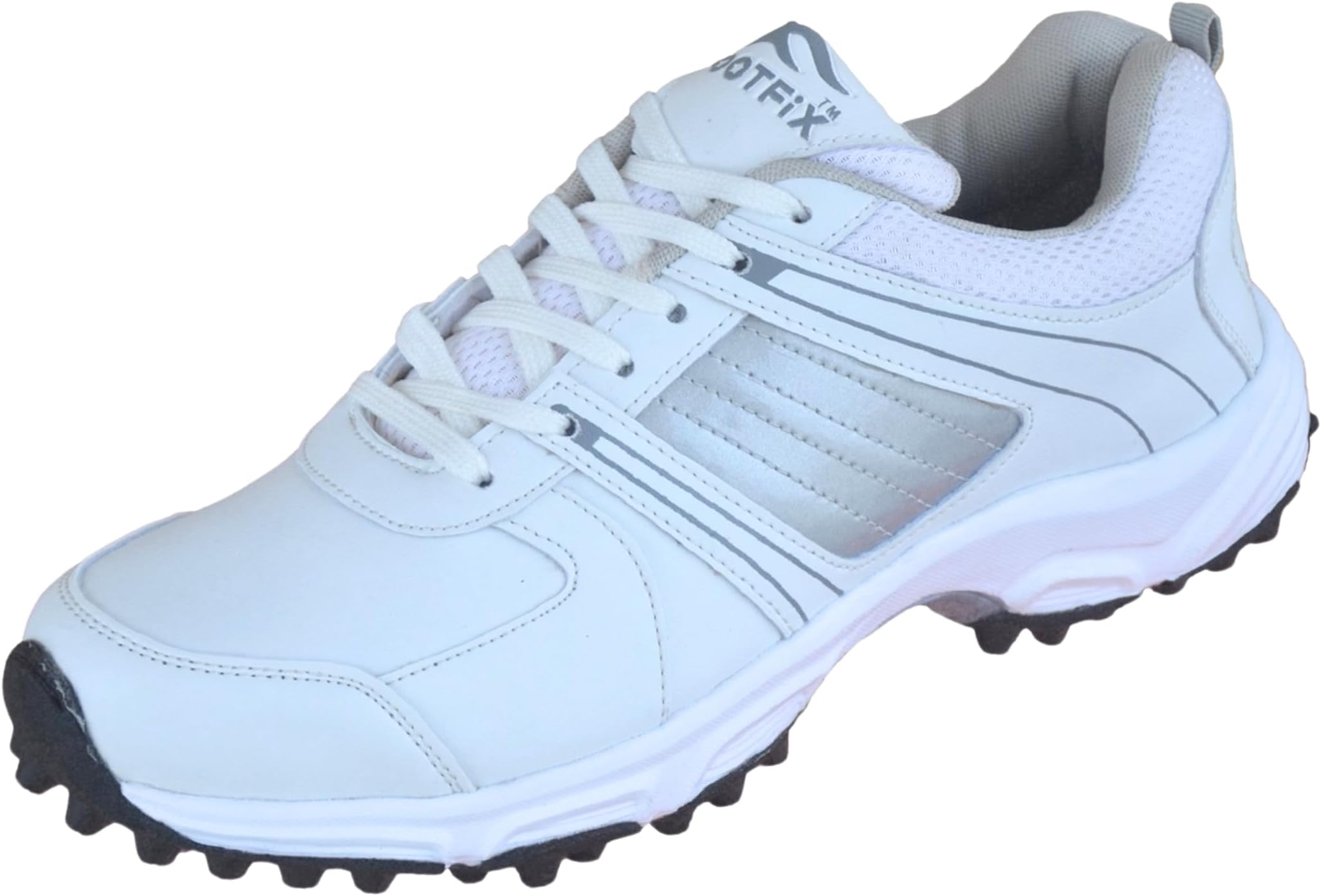 Radius Blue PU Rubber Stud Cricket Shoes for Boys