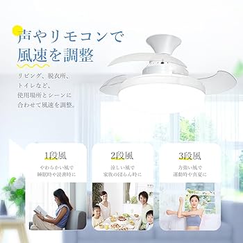 LumoAir 音声操作 シーリングファンライト(CFL02A) おまけ付き LumoAir 音声操作 シーリングファンライト(CFL02A) おまけ付き