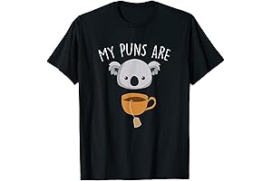 "My Puns Are Koala Tea" T-Shirt: Express Your Witty Side with Animal Puns