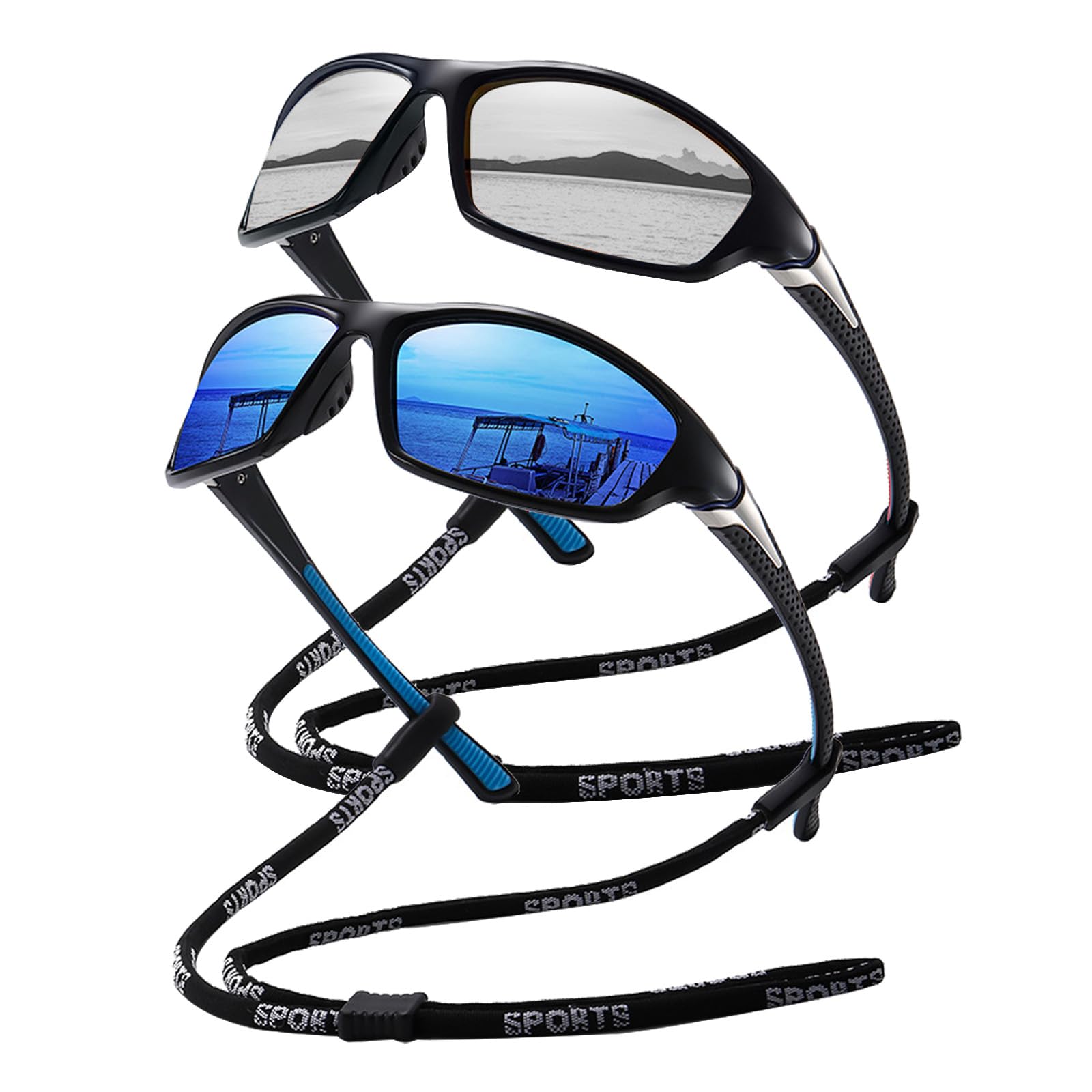 MOORAY Mens Polarized Sports Sunglasses UV Protection Sunglasses for Men Cycling Driving Fishing