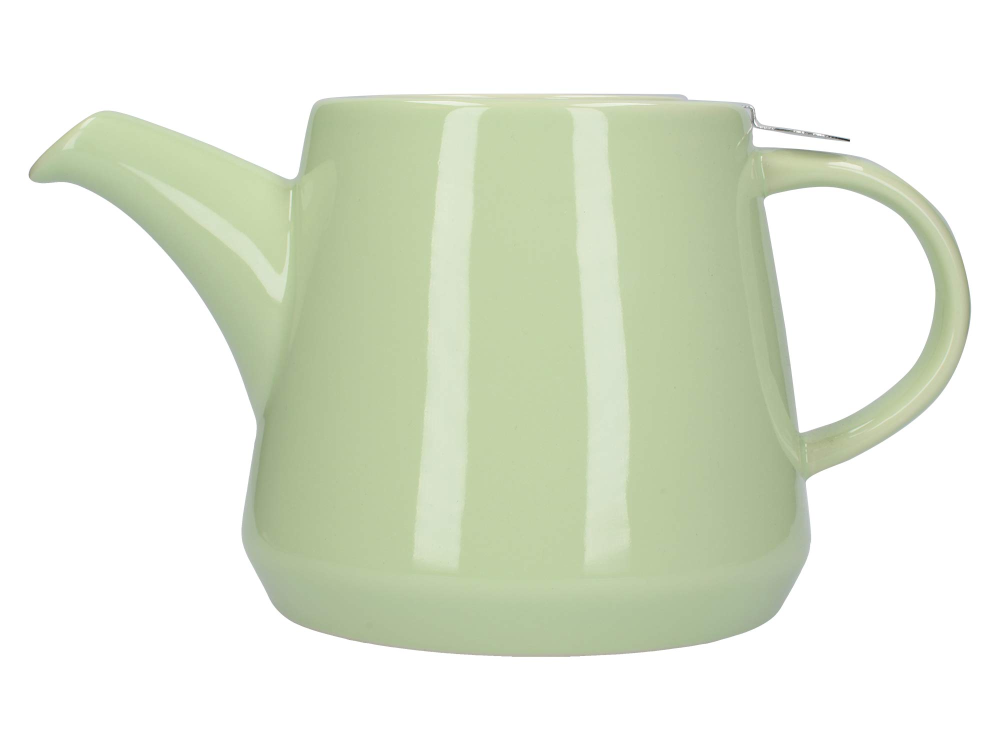 London Pottery Théière Rustique Avec Infuseur, En Céramique, Noir Brillant, 2 Tasses (600 Ml