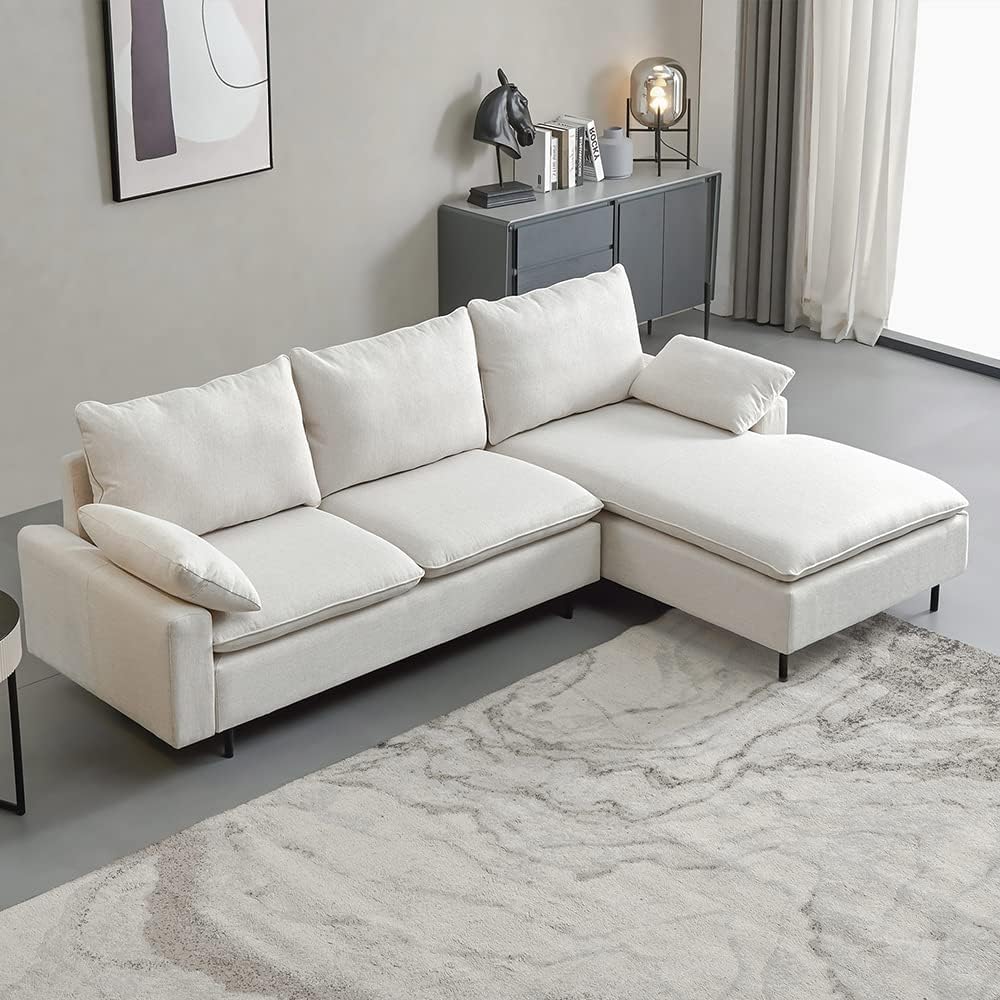 WILLIAMSPACE 100" Sectional Sofa Couch for Living Room