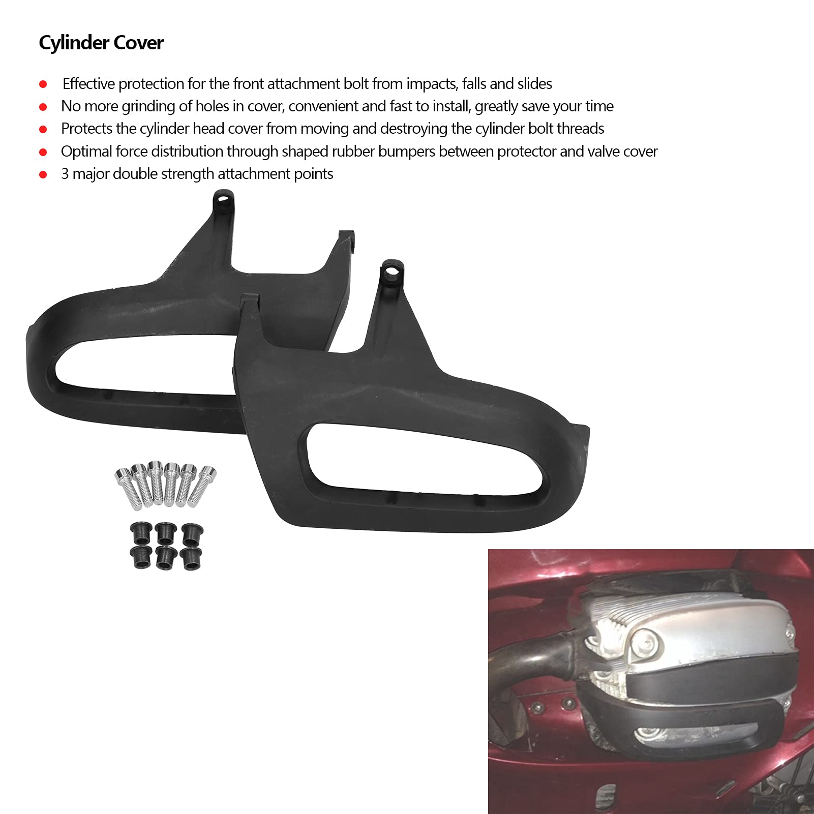 Protezione cilindro motore moto per R1150R R1100S R1150RS R1150RT 1100GS R1150 2001-2003