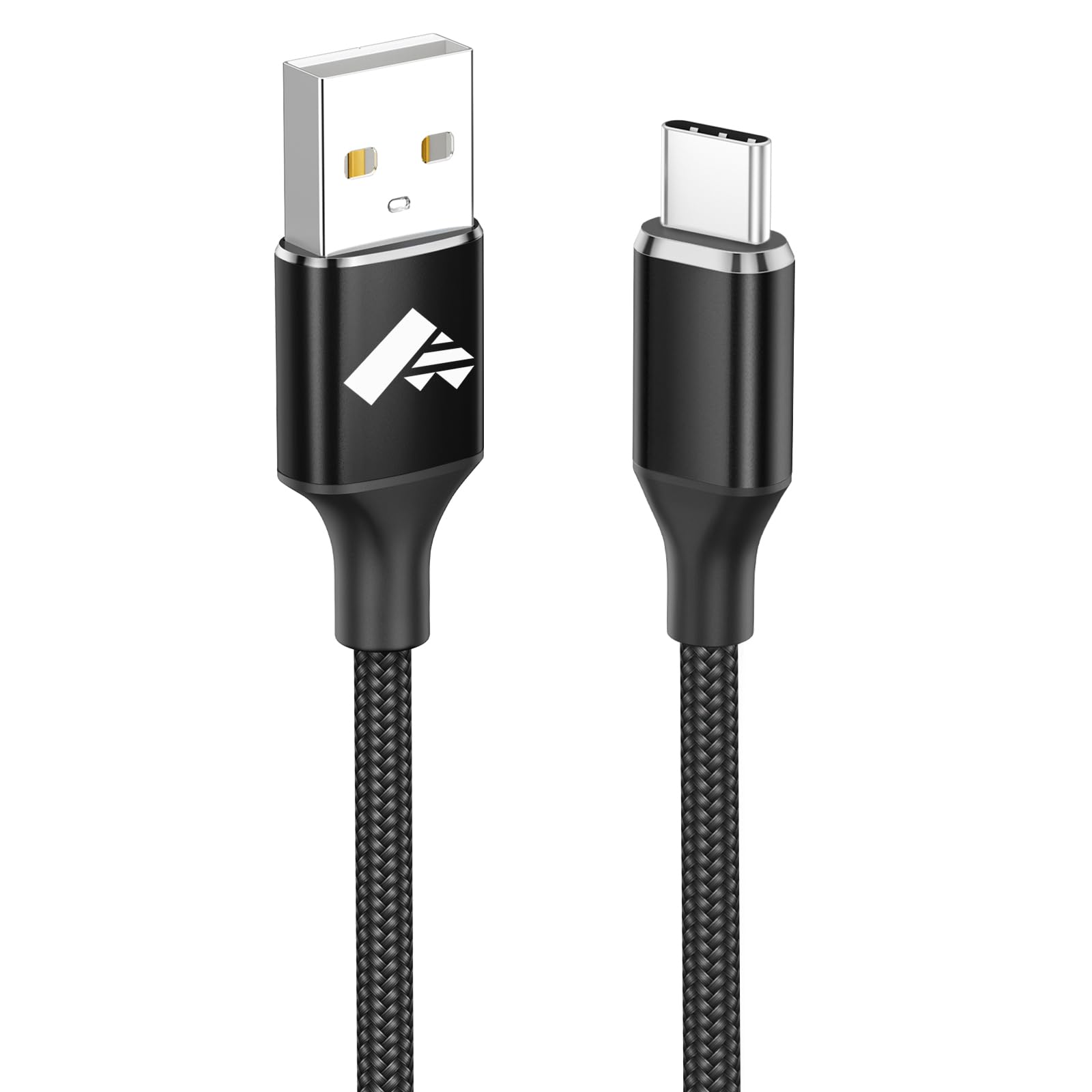 Cavo USB Type-C 1.8M, Cavetto USB Cellulare C Ricarica Rapida Filo Caricatore USBC Nylon Caricabatterie Carica Cavo USB USB C Per Samsung Galaxy S25 S24 S23 S22 Ultra iPhone 16 15 Pro Max Pixel, Nero