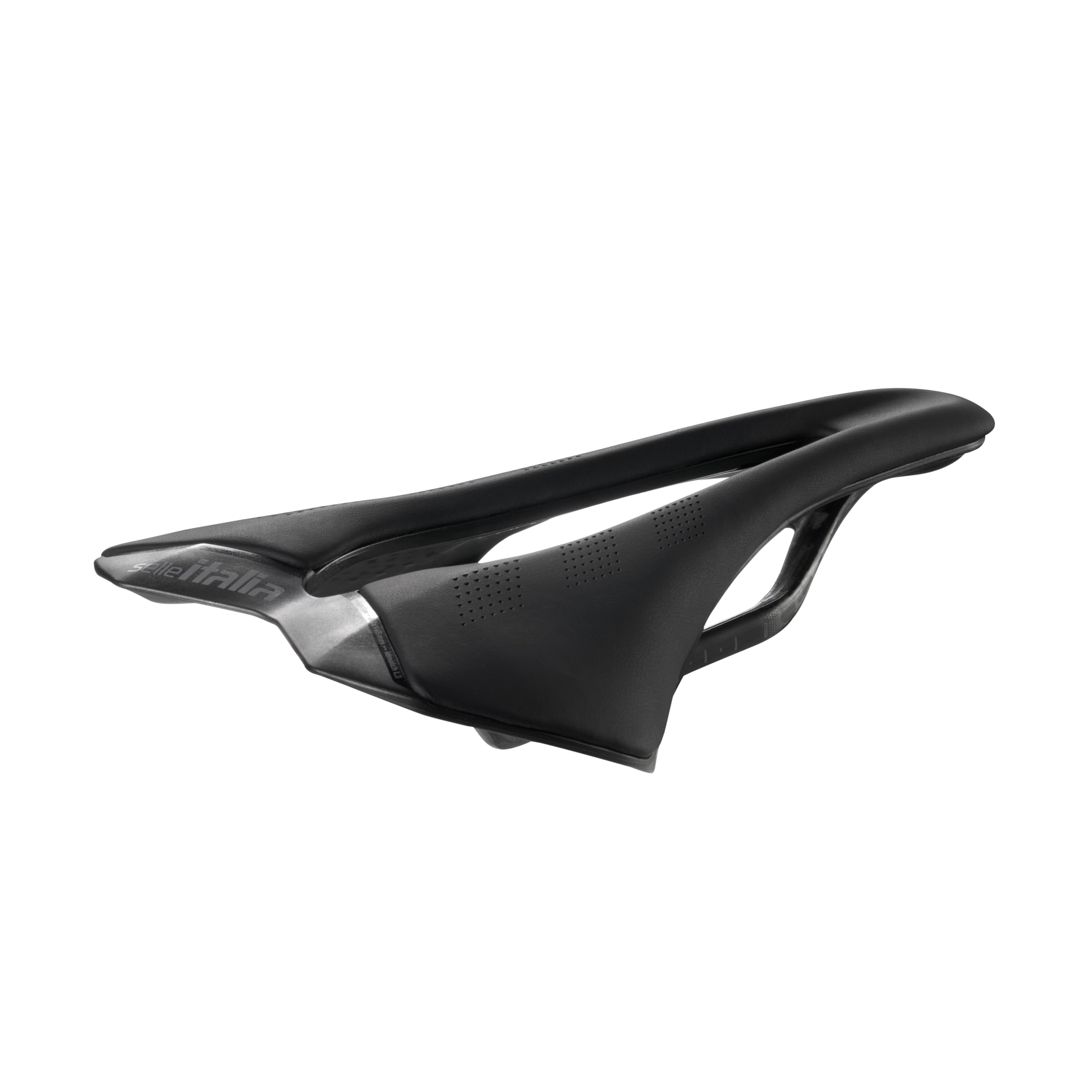 Selle Italia SLR - Sillín de Bicicleta de Carretera con riel de Carbono, Asiento de Bicicleta de Carreras Ligero, Ajuste de Rendimiento