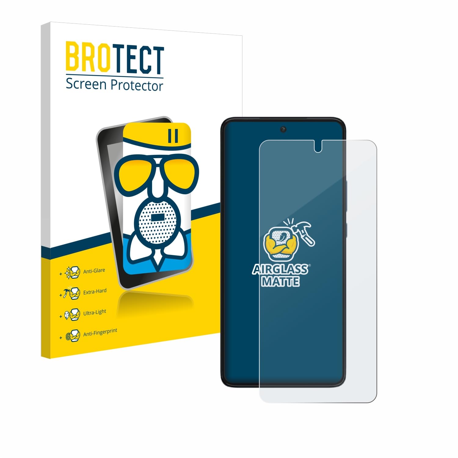 3 Pezzi Anti-Riflesso Vetro Pellicola Protezione per Motorola Edge 30