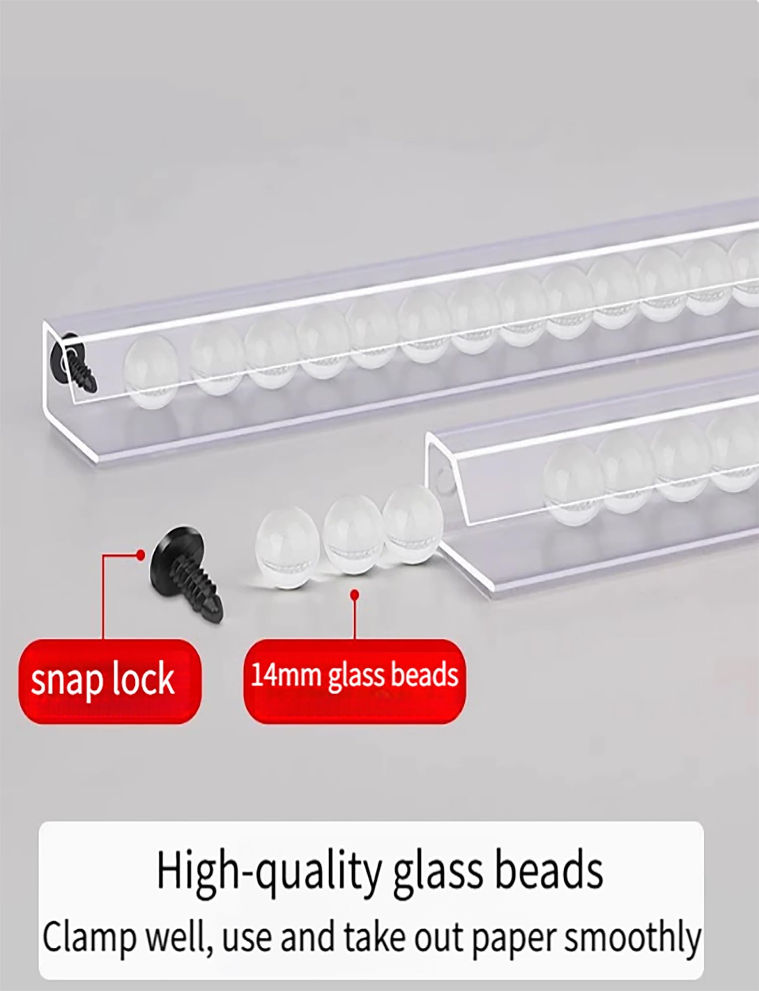 Porte-bon de commande, Order Grabber Porte-reçus Transparent Ticket Spike 20-80cm(80cm/31.5in)