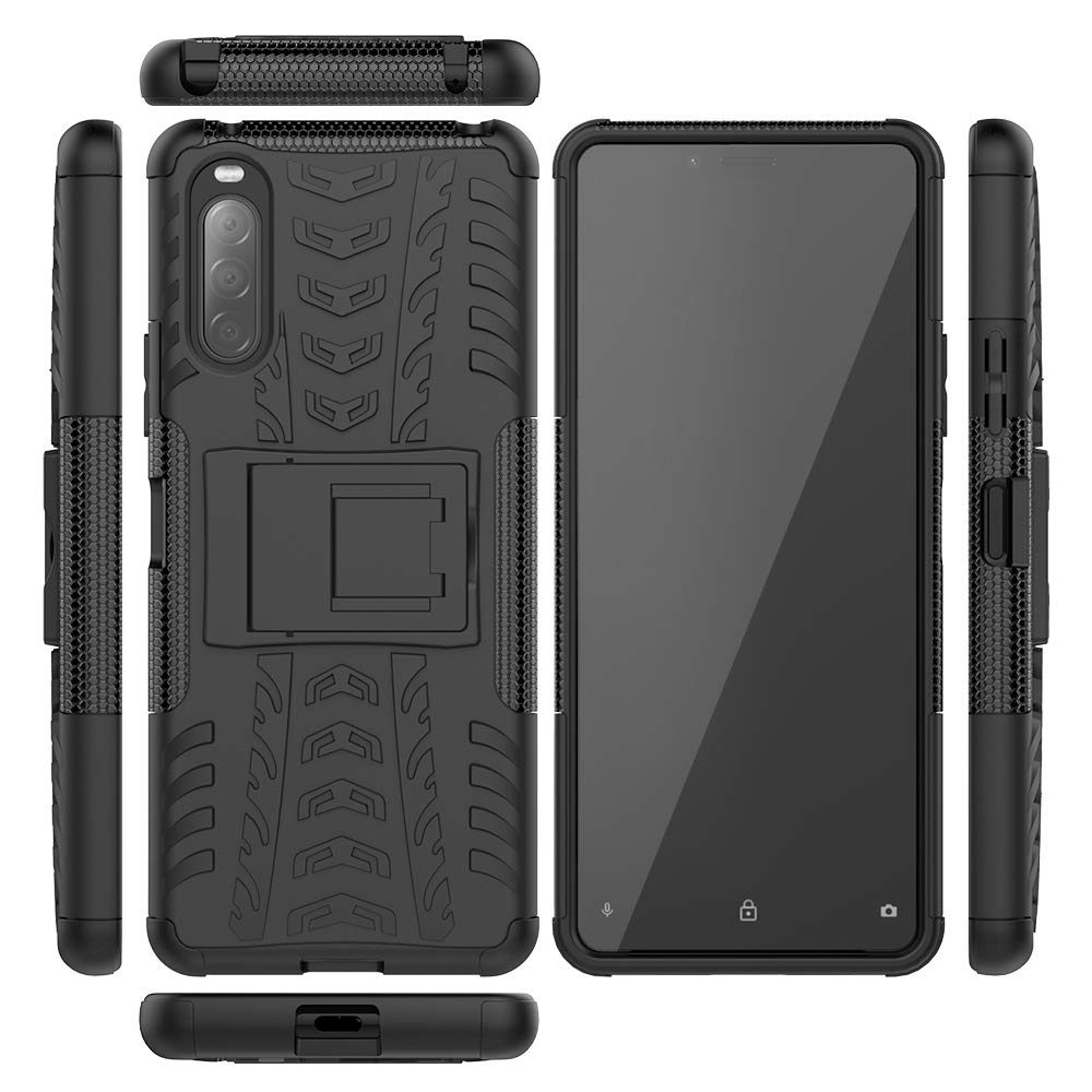 Amazon.co.jp: Asuwish Xperia 10 ii ケース リング付+【1枚強化ガラス