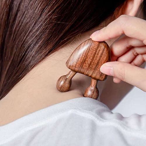 Miniatura 7 de Masajeador facial de madera para cuerpo de madera, masajeador de madera natural, herramientas de masaje de cara, peine de masaje de madera para cara