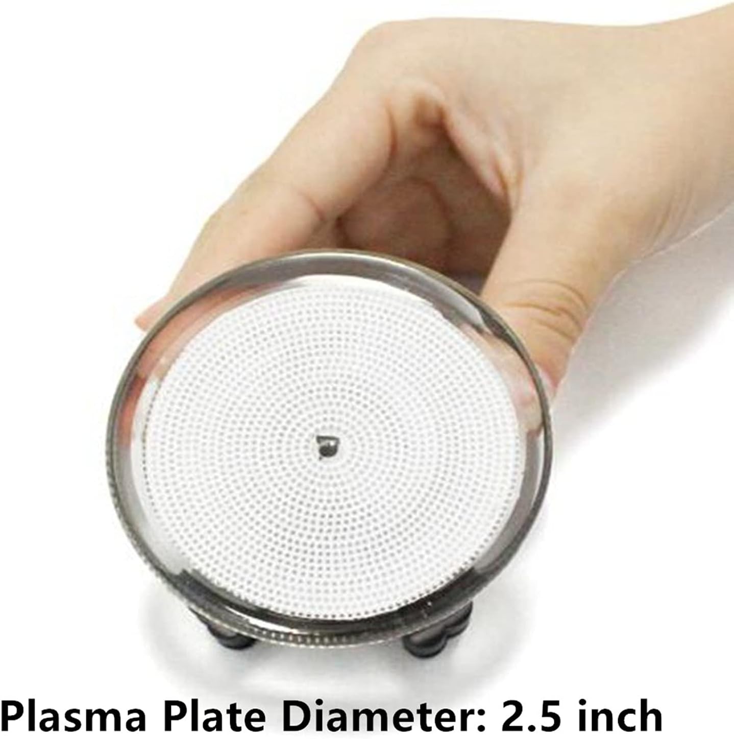 LUCKYFISH Plasma Plate Portable and Clip-on Mini Pocket Plasma Disk with Sound and Touch Response, Suitable for Party Decoration,Outdoor Activities Warning Signal and Science Gift 2.5Inch 5 Colors