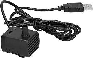Water Pump, 150mA Submersible Mini Water Pump Ultra Quiet Water Pump 170L/H DC 5V Brushless Water Pump for Aquariums, Fish Tank, Fountain, Hydroponics, Ponds, Statuary