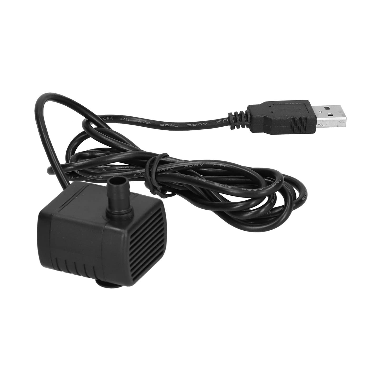 Jelquix Water Pump Usb Plug Brushless Micro Submersible Pump With 170L/H Rate For Aquariums And Small Water Features